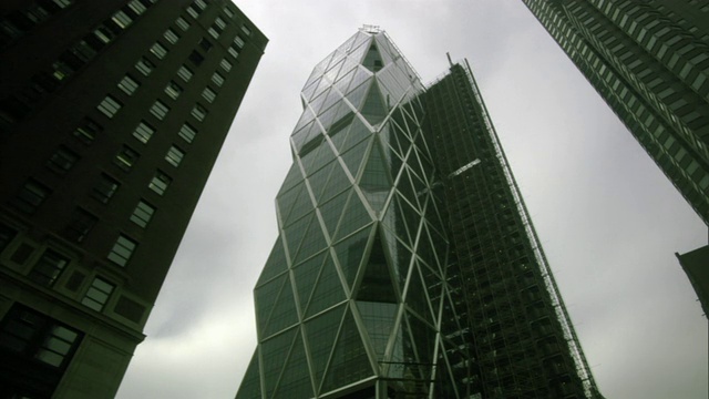 MS, LA, Hearst Tower，纽约市，纽约，美国视频素材