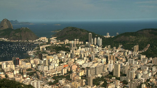 WS, HA, PAN，里约热内卢de Janeiro cityscape，巴西视频素材