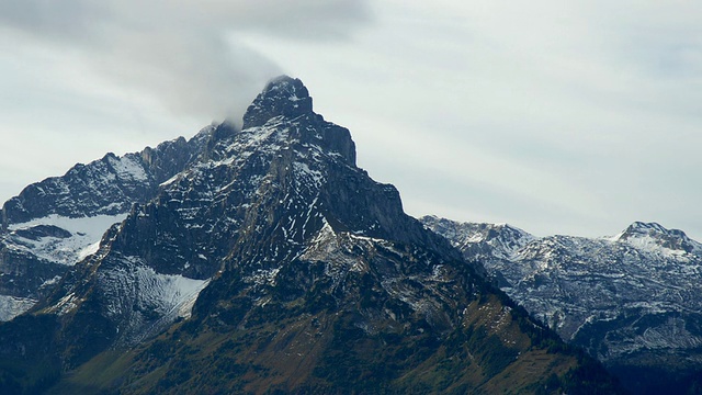 电汇，MS, Mountain peak, Amden, St. Gallen, Switzerland视频素材