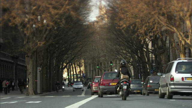 WS街景，巴黎，法国视频素材