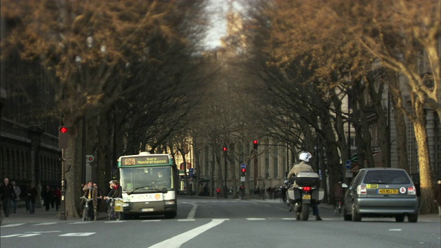 WS街景，巴黎，法国视频素材