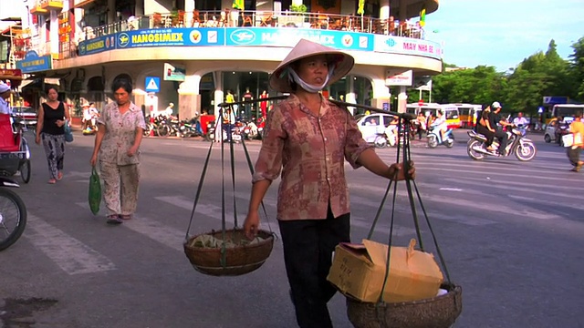 越南河内的街景视频素材