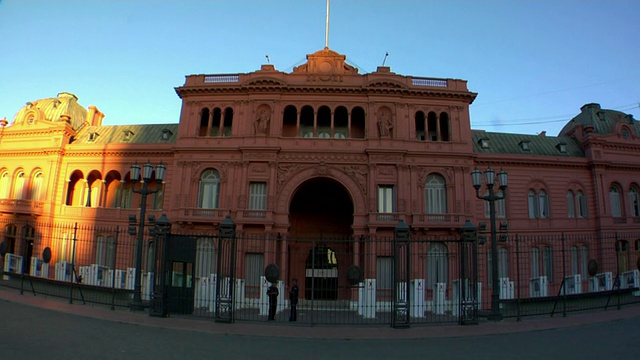 Casa Rosada女士，布宜诺斯艾利斯，阿根廷视频素材