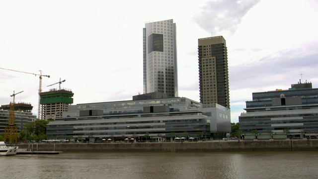 WS PAN Puerto Madero with Puente De La Mujer，布宜诺斯艾利斯，阿根廷视频下载