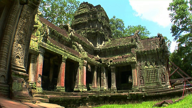 MS Ta Prohm temple，柬埔寨视频下载