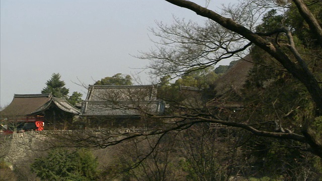 PAN清水寺，京都，日本视频素材