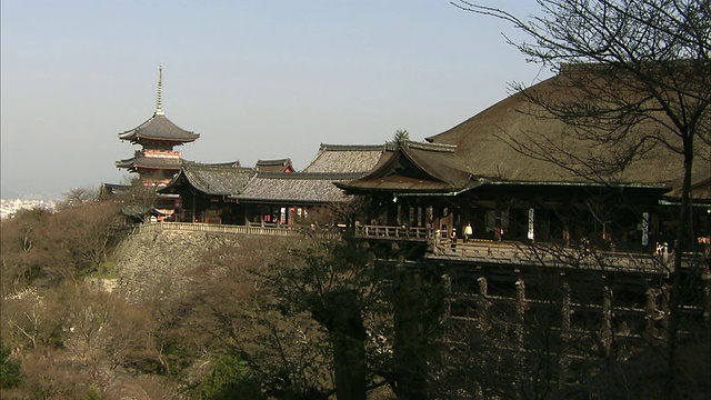 清水寺，京都，日本视频素材