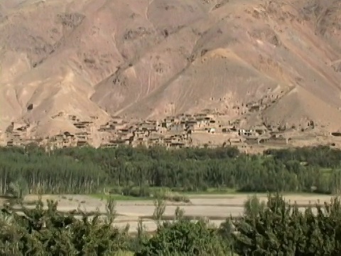 s是ZI的幼苗和景观，Bamyan, Hazarajat，阿富汗视频素材