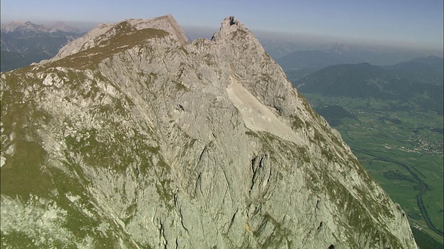 空中山顶，Kaiser, Wilder Kaiser, Tyrol，奥地利视频素材