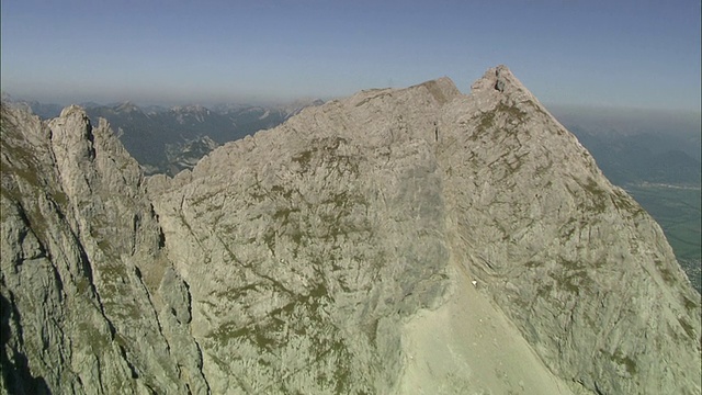 空中山顶，Kaiser, Wilder Kaiser, Tyrol，奥地利视频素材