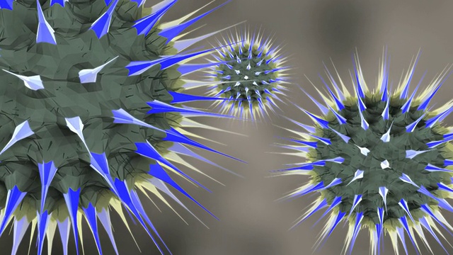 CGI流感病毒细胞视频素材