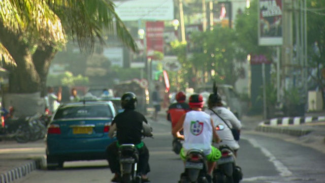 道路交通/印尼巴厘岛视频素材