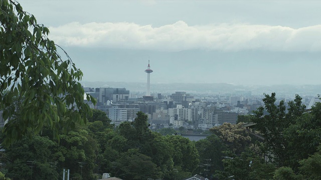 日本京都城市景观视频素材