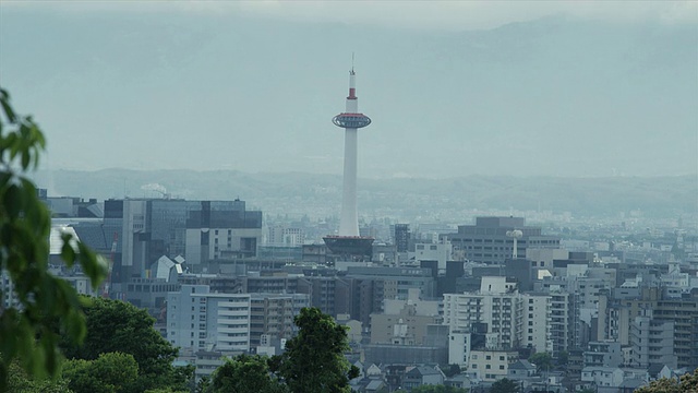 日本京都城市景观视频素材