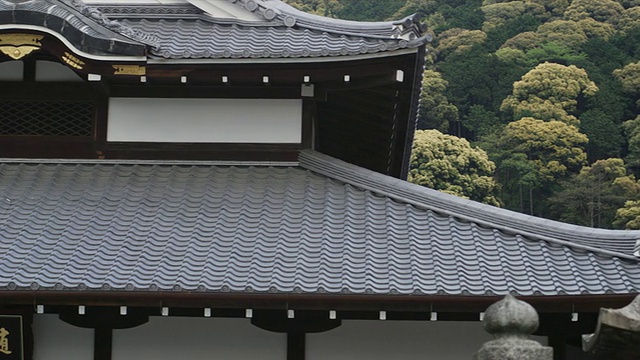 日本京都清水寺的日本传统寺庙和天神门视频素材