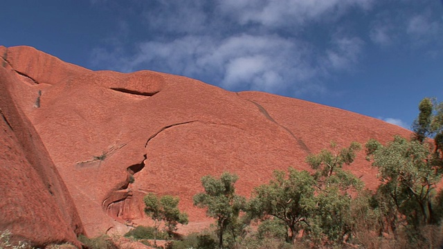 MS Top of Ayers Rock (Uluru)， Uluru- kata Tjuta国家公园，北领地，澳大利亚视频素材