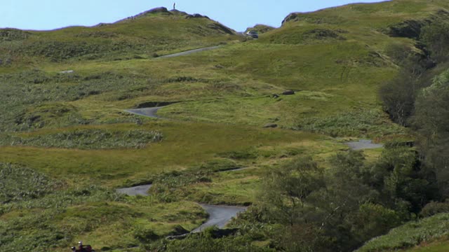 英国坎布里亚郡的哈德诺特山口/湖区视频素材