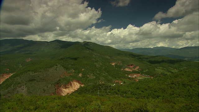 WS HA PAN Green mountains，丽江，云南，中国视频素材