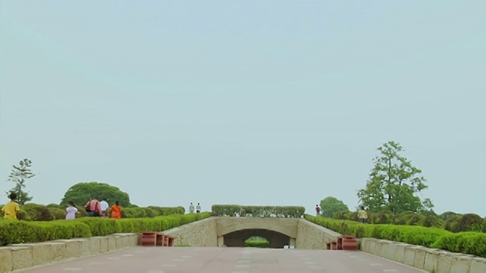 印度新德里Rajghat / Delhi的观点视频素材