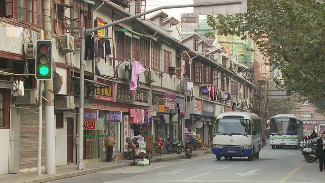 中国上海的城市街道视频素材