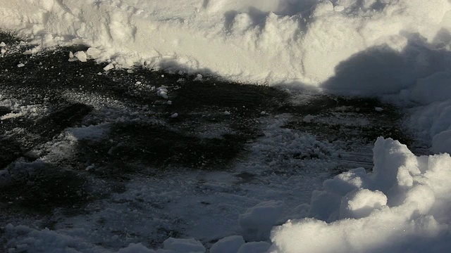 科罗拉多人铲雪/里士满，弗吉尼亚州，美国视频素材