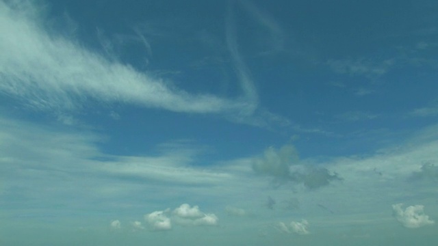 天空中云的时间流逝视频素材