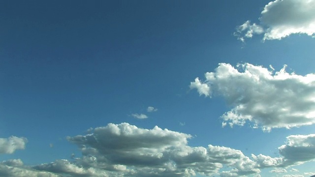 天空中云的时间流逝视频素材