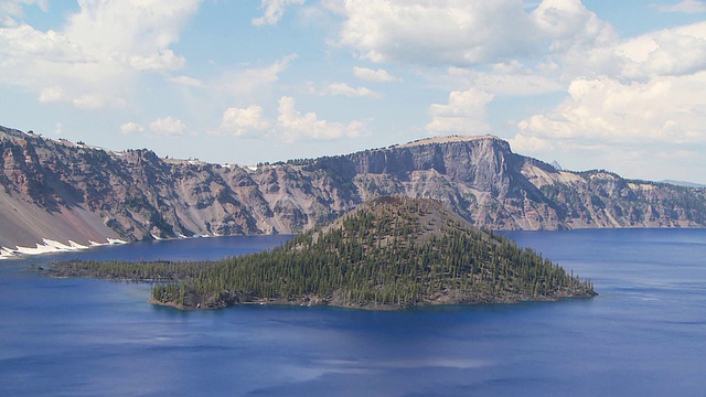 火山口湖视频素材