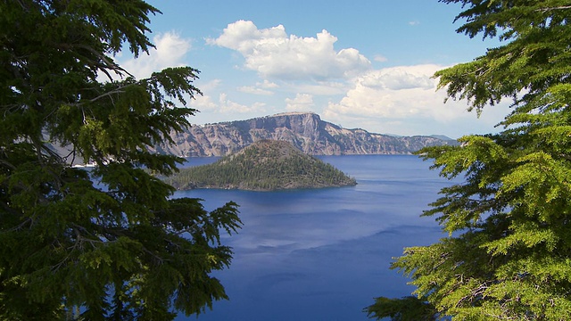 火山口湖视频素材