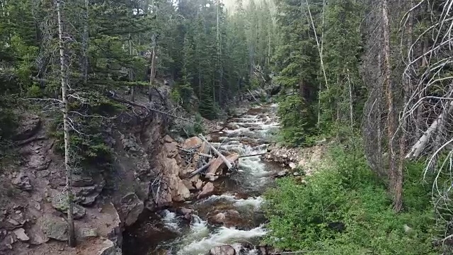 山河鸟瞰图视频素材