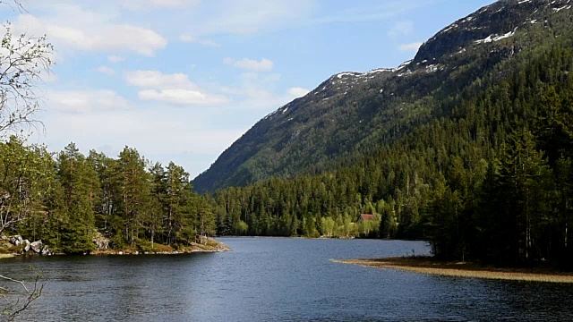 平静山河视频素材