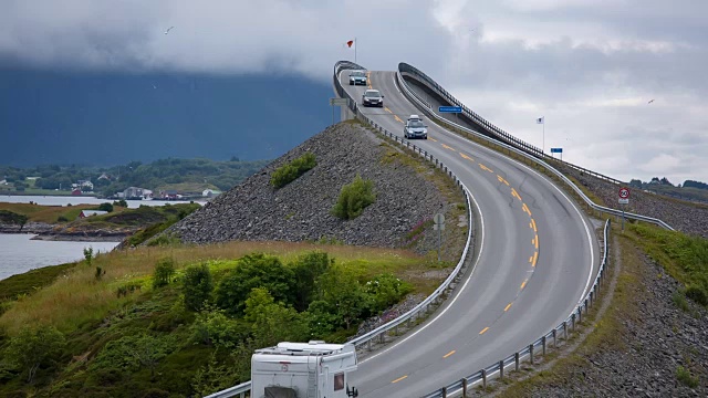 挪威大西洋公路视频素材