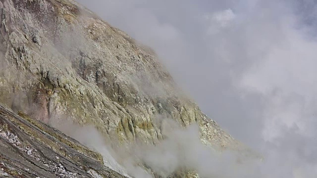 怀特岛火山视频素材