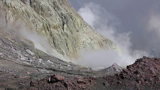 怀特岛火山视频素材