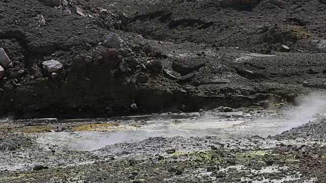 怀特岛火山视频素材