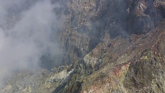 怀特岛火山视频素材