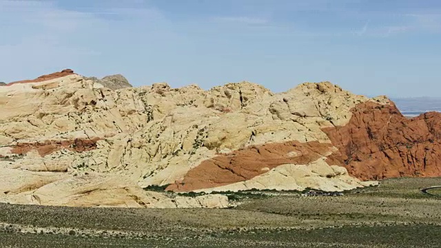 完整拍摄的砂岩采石场在内华达州视频素材