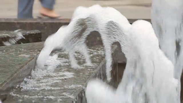 喷泉水射流视频素材