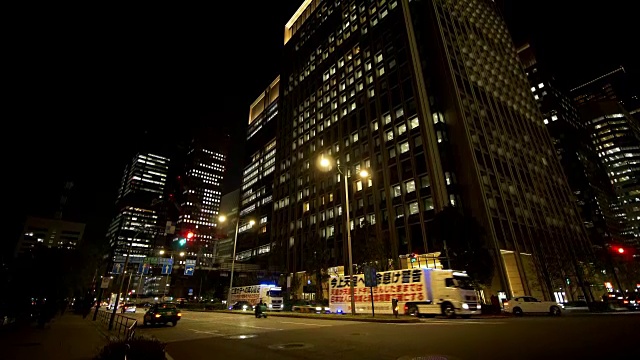 东京的夜景视频素材