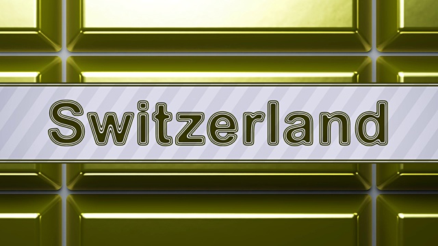 瑞士。循环镜头有4K分辨率。视频素材