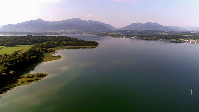 来自北方的基姆湖和基姆高尔阿尔卑斯山视频素材