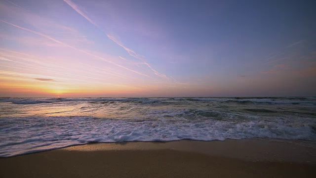 海上美丽的日出视频素材