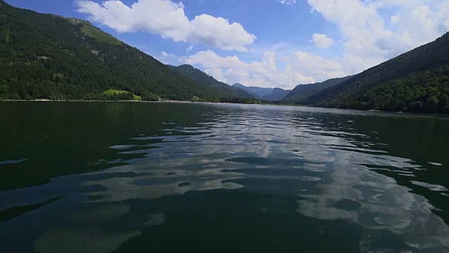 奥地利内陆湖，夏天视频素材