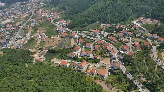 南海的风景德国小镇南海，韩国视频素材