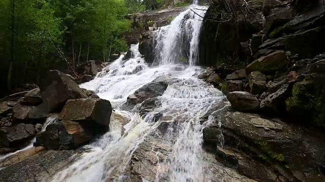 Naramata Creek公园瀑布视频素材