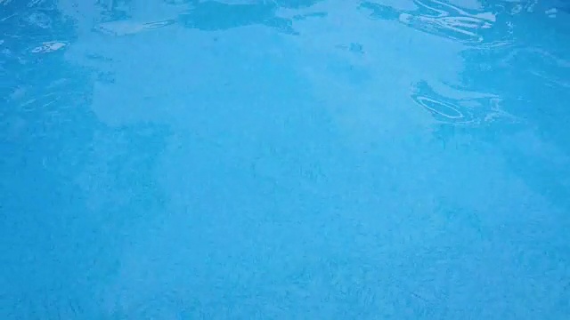碧蓝清澈的水面视频素材