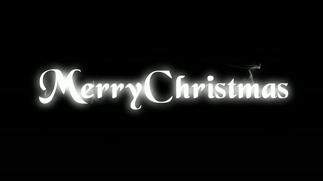 Merry_Christmas_Tittle一HDTV_Alpha视频素材