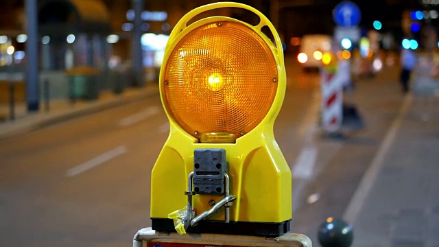 道路交通维修街道视频素材