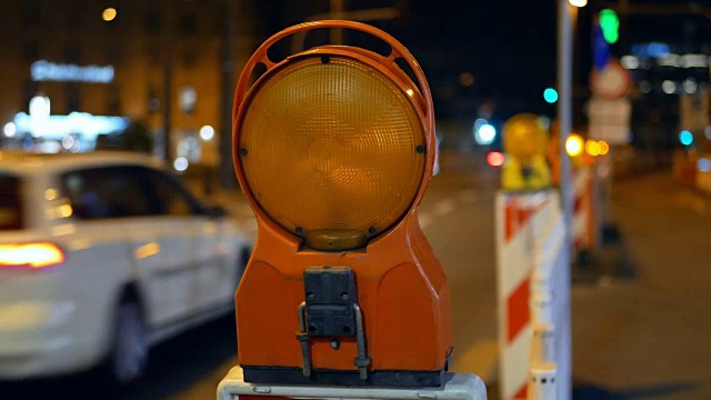 道路交通维修街道视频素材