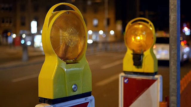 道路交通维修街道视频素材